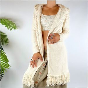 Gap Hooded Fringe Woman’s Cardigan